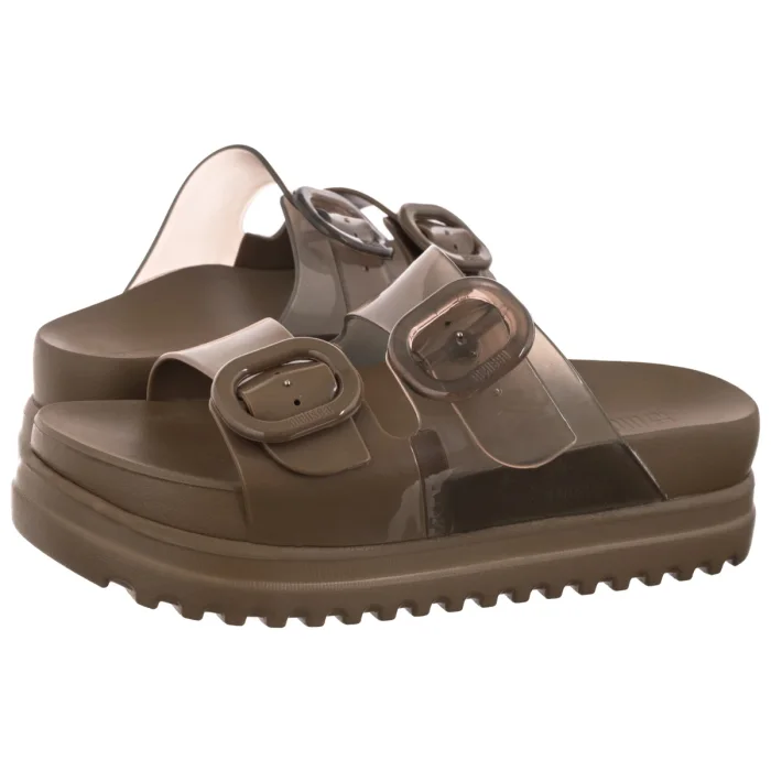 Klapki Melissa Cozy Platform AD 36158/BT685 Light Brown/Brown – zdjęcie 1