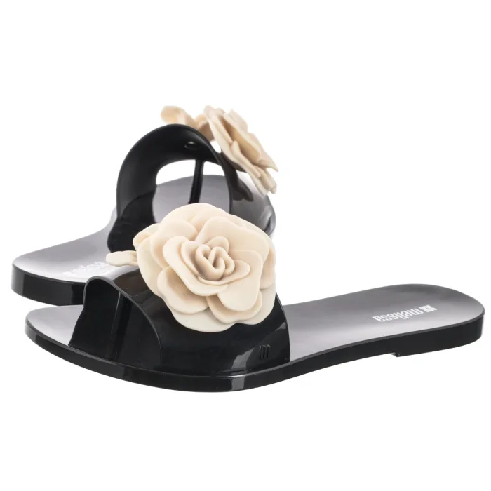 Klapki Melissa Babe Petals AD 37817/BO947 Black/Beige – zdjęcie 1