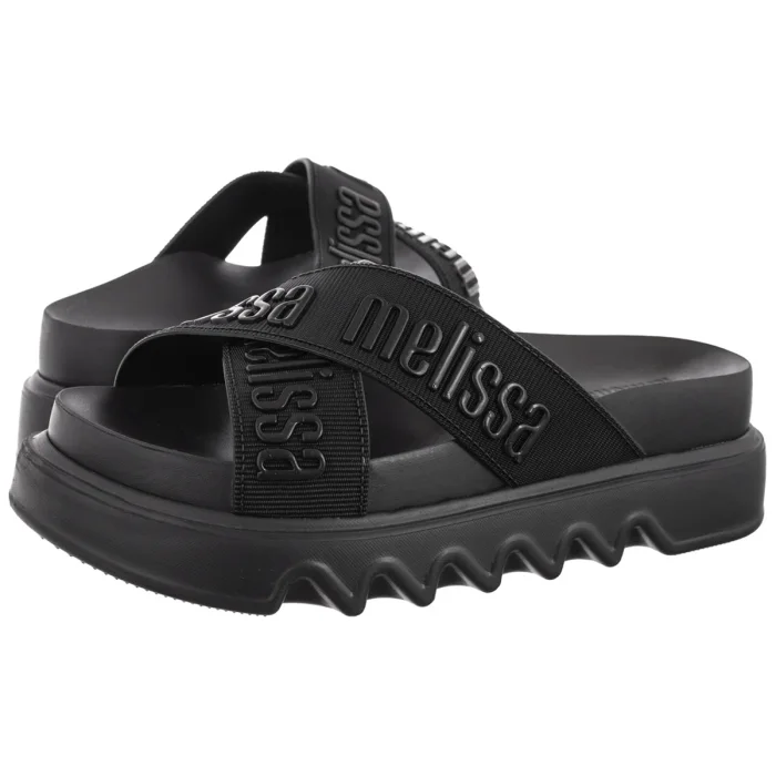 Klapki Melissa Cross M Lover Platform 37368/BN653 Black – zdjęcie 1
