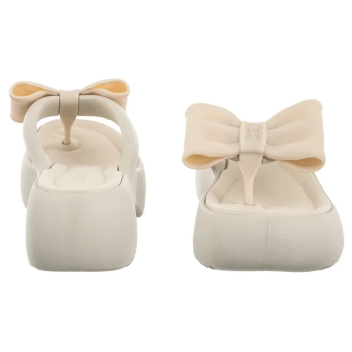 Japonki Melissa Free Fuzzy Platform BO 37622/BS135 Beige – zdjęcie 4