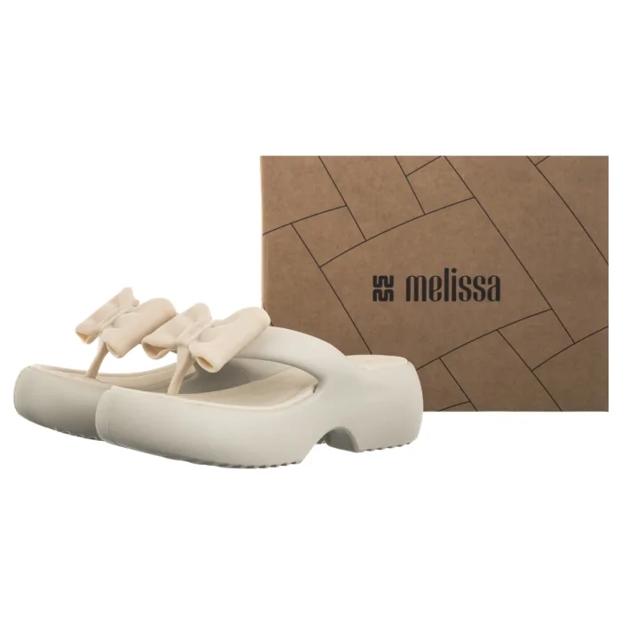 Japonki Melissa Free Fuzzy Platform BO 37622/BS135 Beige – zdjęcie 6