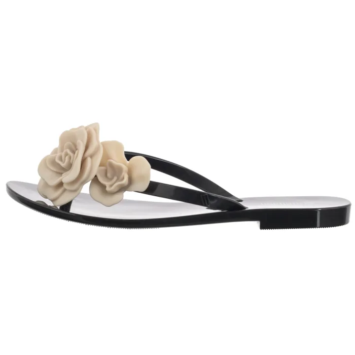 Japonki Melissa Harmonic Petals AD 37818/BS544 Black/Beige – zdjęcie 2