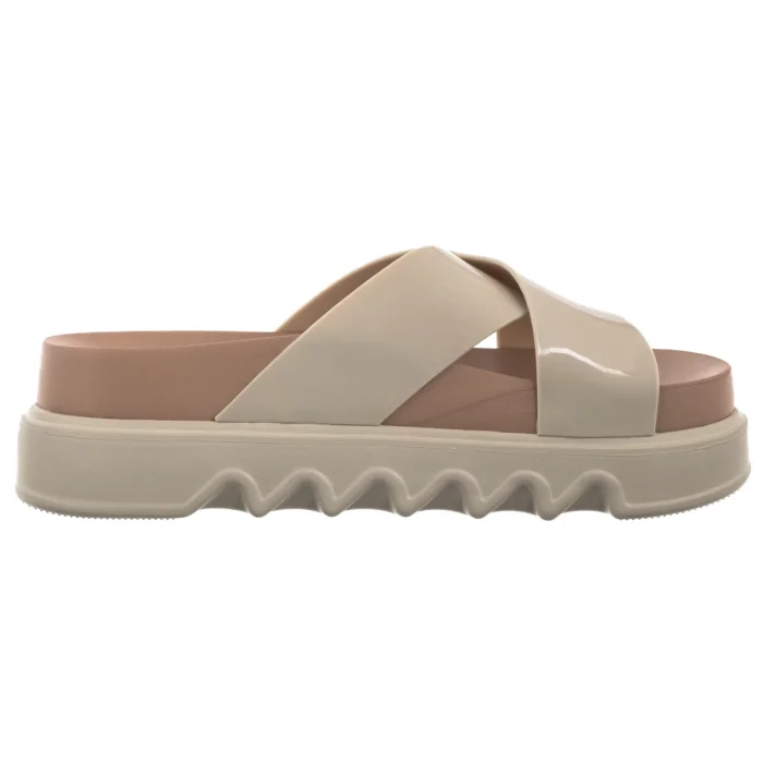 Klapki Melissa Cozy Cross Platform AD 38073/BU396 Beige/Brown – zdjęcie 3