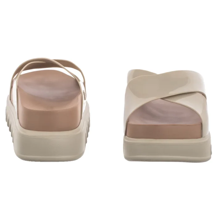 Klapki Melissa Cozy Cross Platform AD 38073/BU396 Beige/Brown – zdjęcie 4