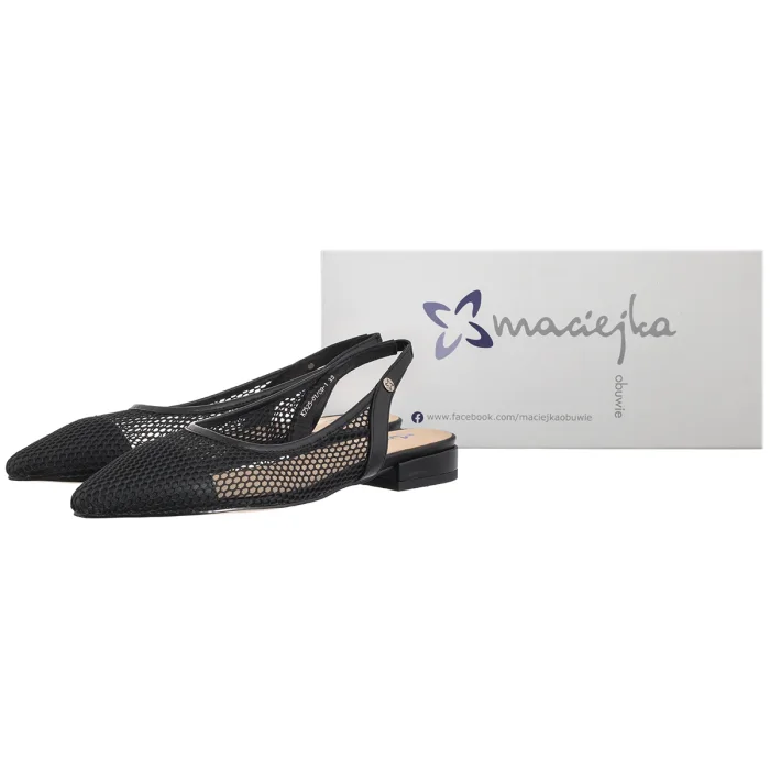 Baleriny Maciejka Czarne K7525-01/00-1 – zdjęcie 6
