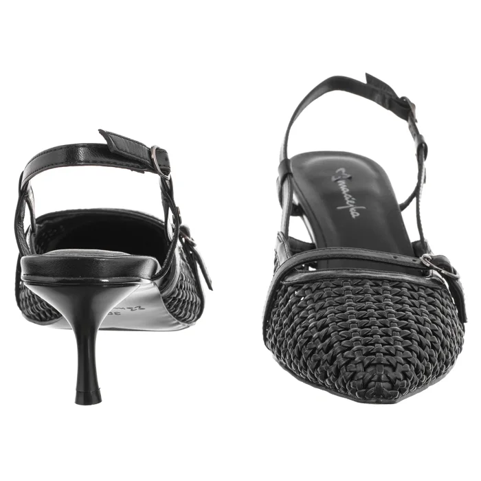 Czółenka Maciejka Czarne K7446-01/00-1 – zdjęcie 4