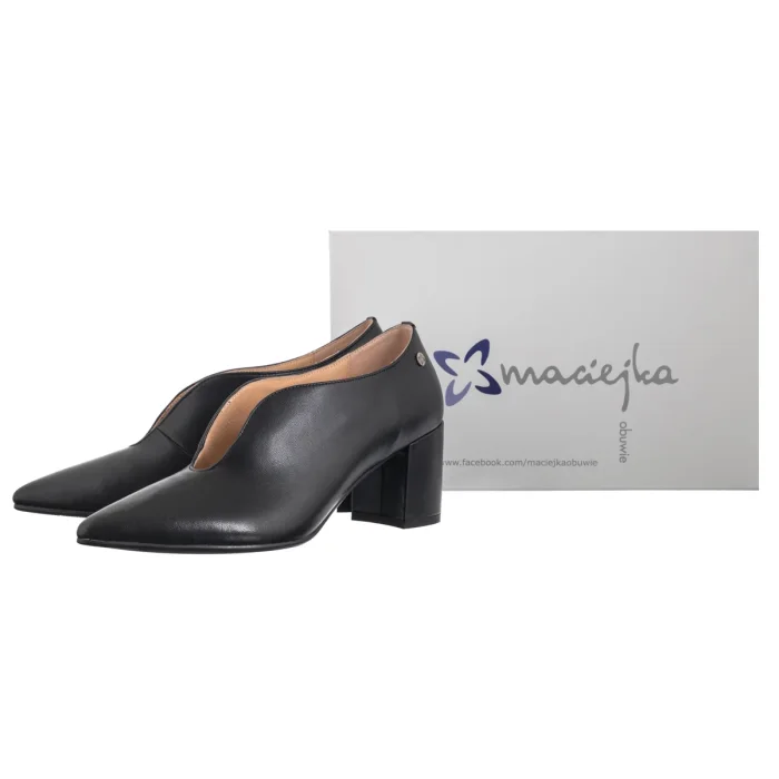 Czółenka Maciejka Czarne K7469-01/00-1 – zdjęcie 6