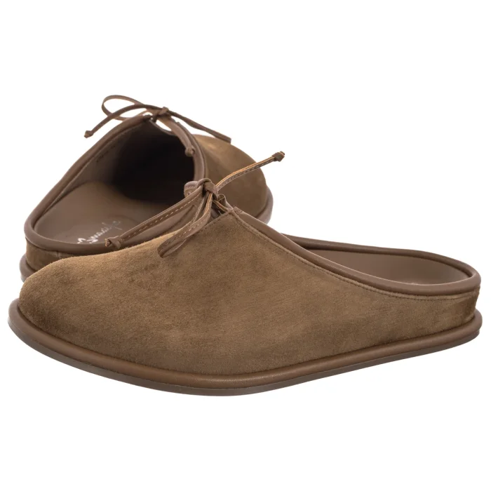 Kapcie Maciejka Brązowe K7514-14/00-1 – zdjęcie 1