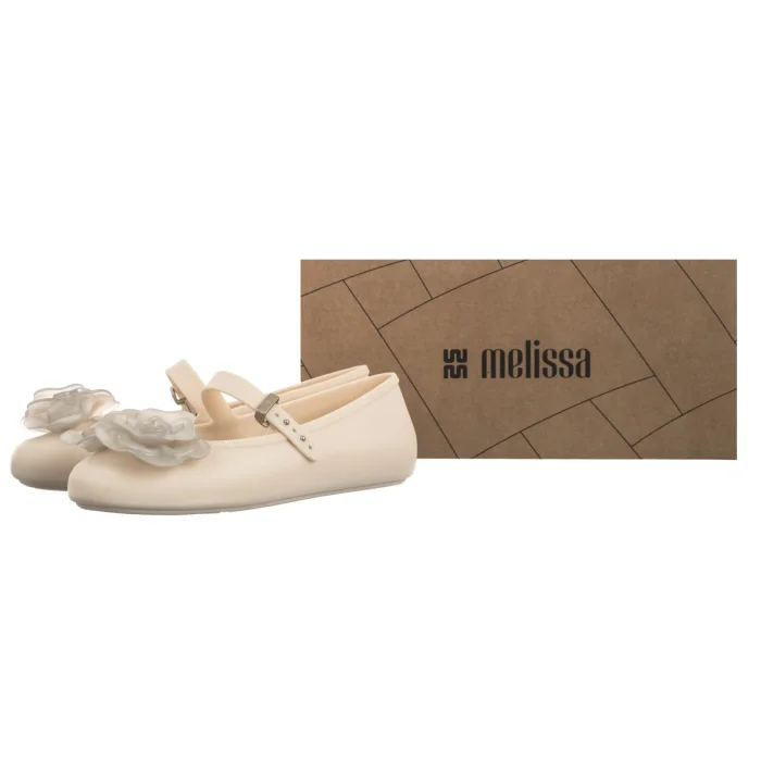 Baleriny Melissa Soft Ballerina Petals 37820/BO960 Beige – zdjęcie 6