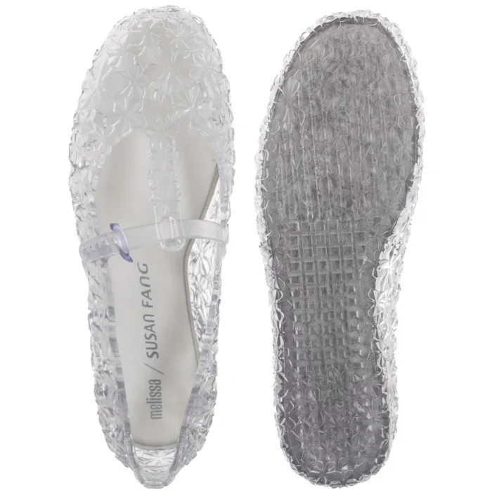 Baleriny Melissa Daphnis Ballerina+SU 37881/BV257 Clear/White – zdjęcie 5