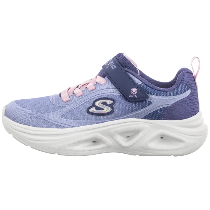 Buty Sportowe Skechers S Lights Sola Glow 2.0 Nvy/Pink 303729L/NVPK – zdjęcie 2