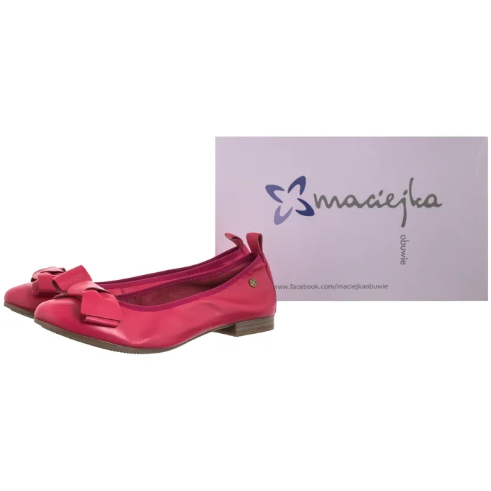 Baleriny Maciejka Różówe P6802-15/00-0 – zdjęcie 6