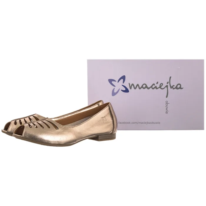 Baleriny Maciejka Miedziane P7541-32/00-1 – zdjęcie 6