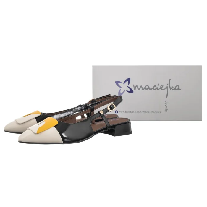 Czółenka Maciejka Czarne K7427-01/00-1 – zdjęcie 6