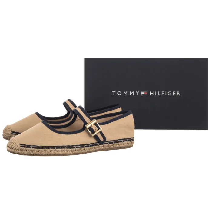 Espadryle Tommy Hilfiger Buckle Maryjane Espadrille Space Blue FW0FW09239 DW6 – zdjęcie 6