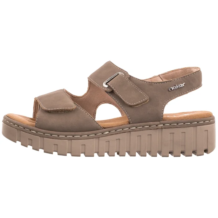 Sandały Rieker Beżowe V1382-64 Beige – zdjęcie 2
