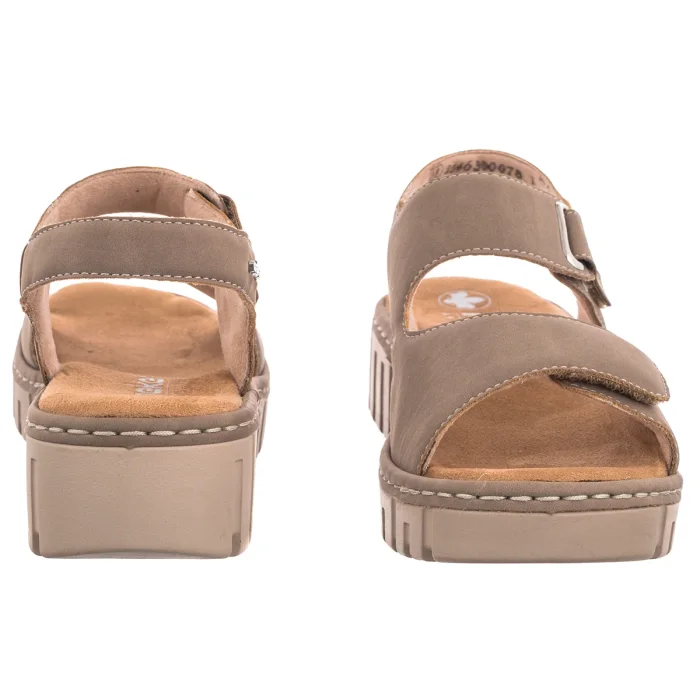 Sandały Rieker Beżowe V1382-64 Beige – zdjęcie 4