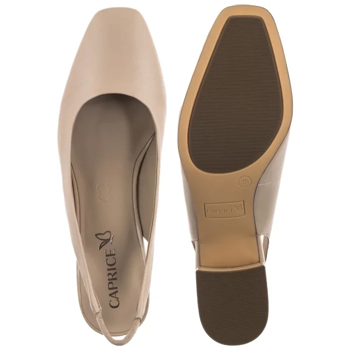 Czółenka Caprice Beżowe 9-29500-42 433 Beige Perlato – zdjęcie 6