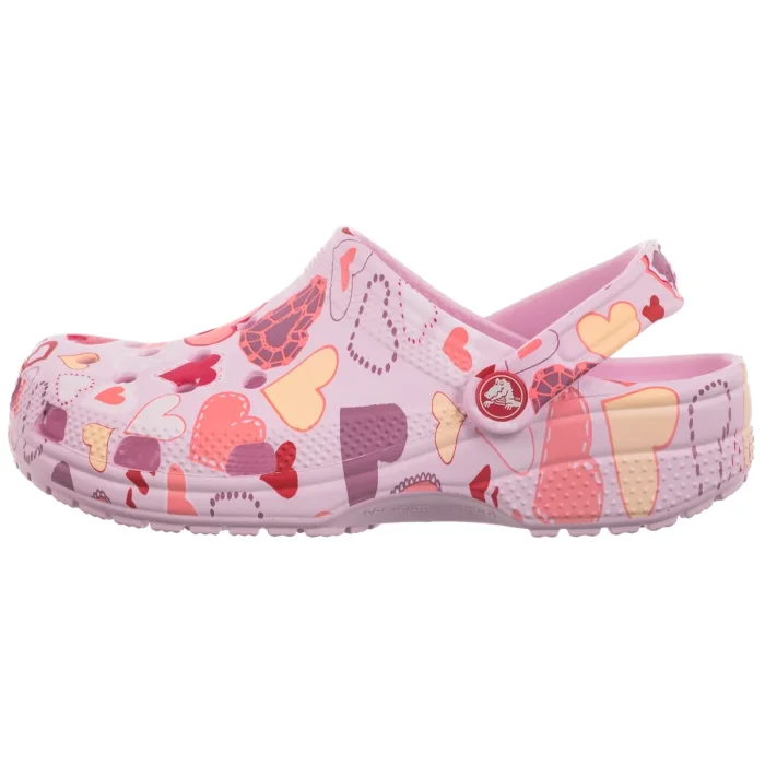 Klapki Crocs Classic Vday Clog K Pink Milk/Hearts 209754-7CI – zdjęcie 2