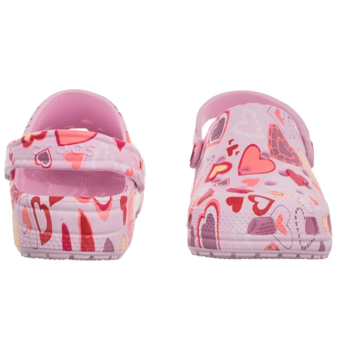 Klapki Crocs Classic Vday Clog K Pink Milk/Hearts 209754-7CI – zdjęcie 4