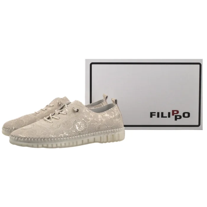 Półbuty Filippo Złote DP7810/26 GO – zdjęcie 6