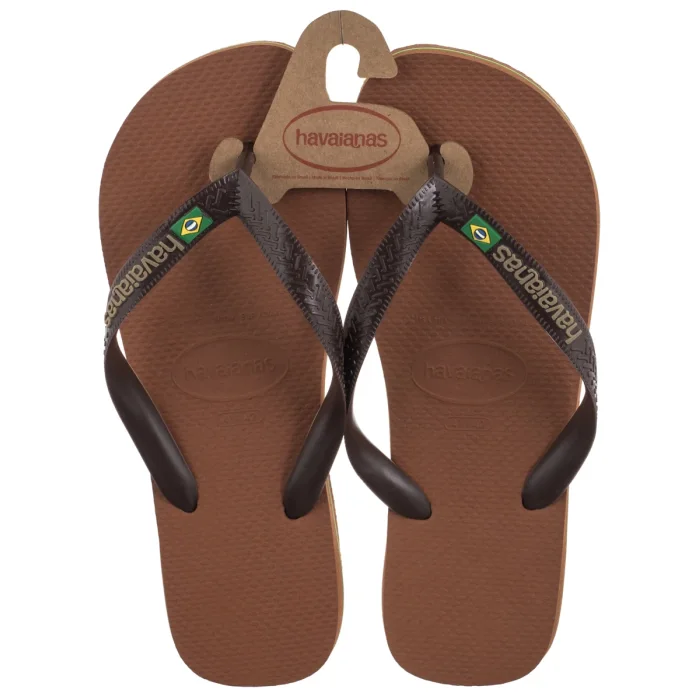 Japonki Havaianas Brasil Logo Rust/Coffee 4110850-0281 – zdjęcie 6