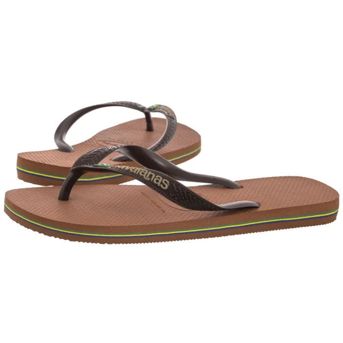 Japonki Havaianas Brasil Logo Rust/Coffee 4110850-0281 – zdjęcie 1