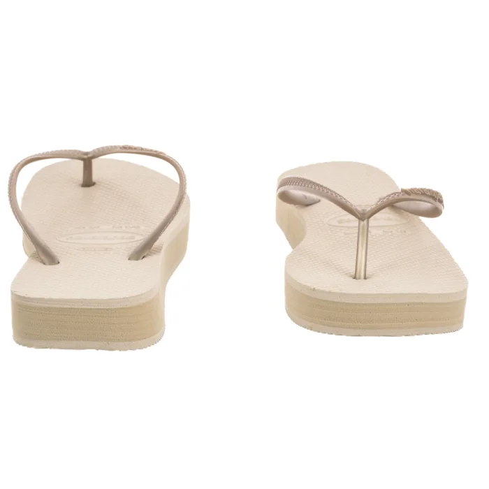 Japonki Havaianas Slim Flatform FC Beige 4144537-0012 – zdjęcie 4