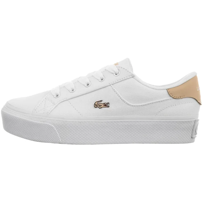 Sneakersy Lacoste Ziane Platform 126 5 CFA Wht/Nat 751CFA0042.83J – zdjęcie 2