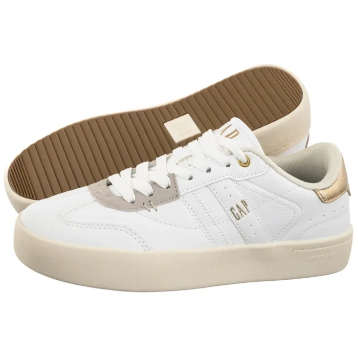 Sneakersy GAP Boulder White/Gold GPW6142300070 – zdjęcie 1