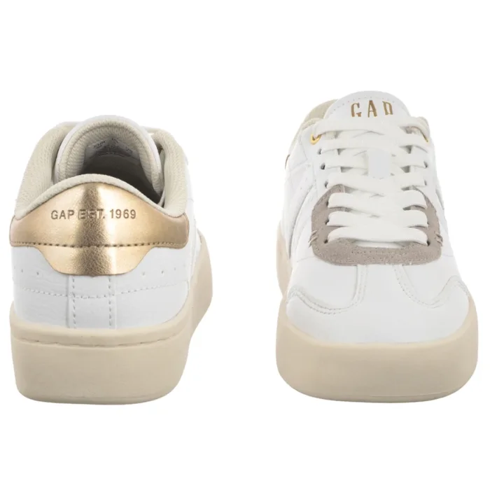 Sneakersy GAP Boulder White/Gold GPW6142300070 – zdjęcie 4