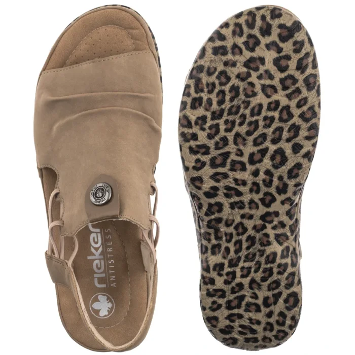 Sandały Rieker Brązowe 64871-20 Brown – zdjęcie 4