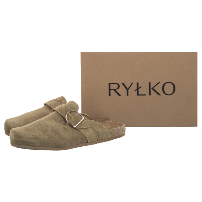 Klapki Ryłko Oliwkowe M1BD0___ _VR8 – zdjęcie 6