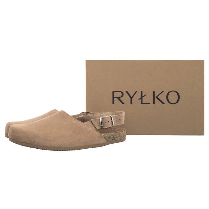 Klapki Ryłko Beżowe M1BD9___ _4BV – zdjęcie 6