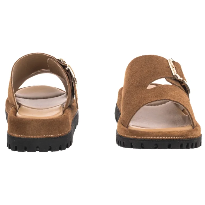 Klapki Wojas Beżowe 74163-64 – zdjęcie 4