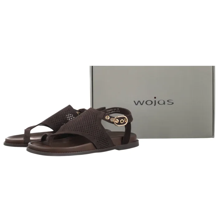 Sandały Wojas Brązowe 76266-62 – zdjęcie 6