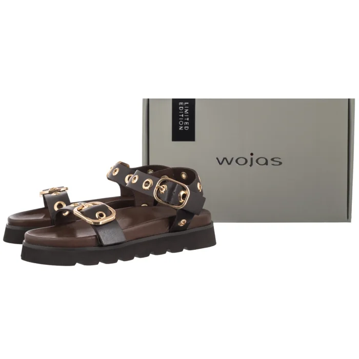 Sandały Wojas Brązowe 76263-52 – zdjęcie 6