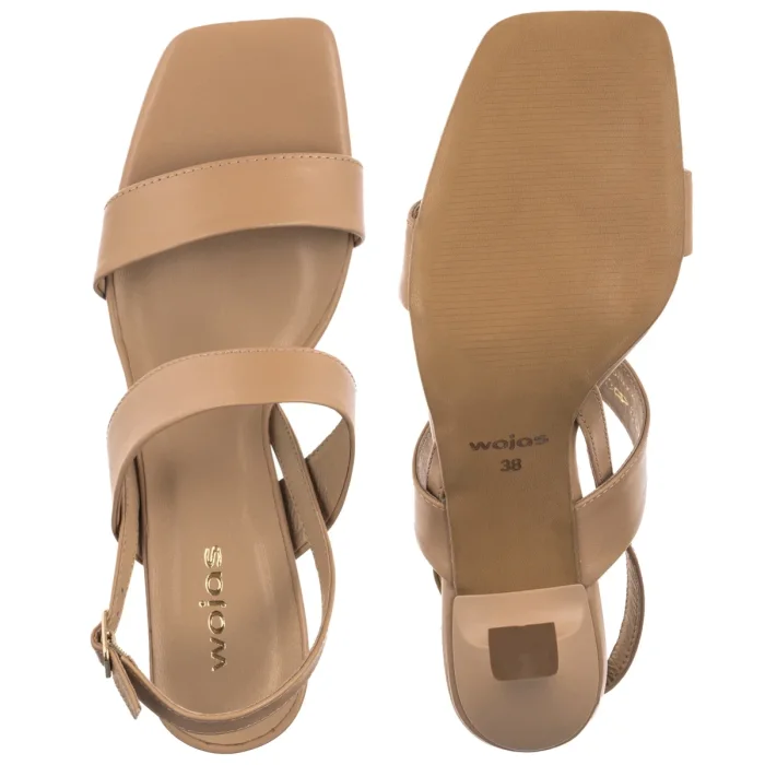 Sandały Wojas Beżowe 76250-54 – zdjęcie 5