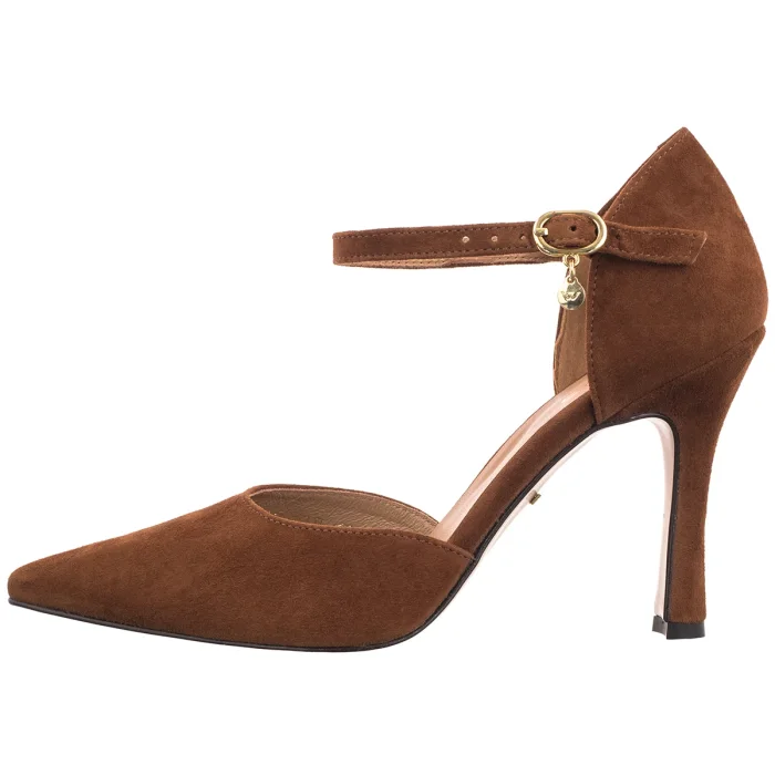 Czółenka Wojas Brązowe 35185-63 – zdjęcie 2