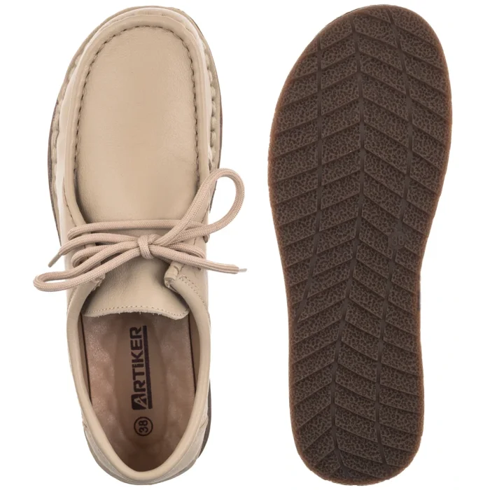 Półbuty Artiker Beżowe 58C1519 – zdjęcie 5