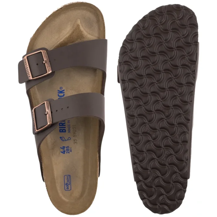 Klapki Birkenstock Arizona BS Soft Footbed Dark Brown 0451161 – zdjęcie 5