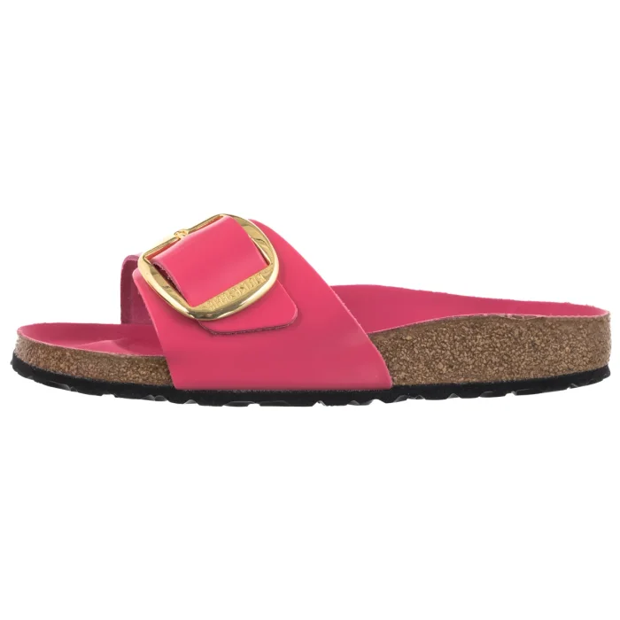 Klapki Birkenstock Madrid Big Buckle High-Shine Fuchsia Tulip 1031844 – zdjęcie 2
