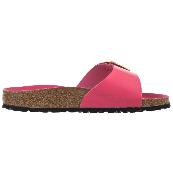 Klapki Birkenstock Madrid Big Buckle High-Shine Fuchsia Tulip 1031844 – zdjęcie 3