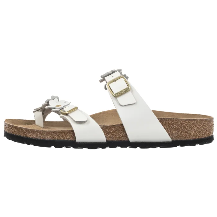 Japonki Birkenstock Mayari Flower Embellishment White 1032060 – zdjęcie 2