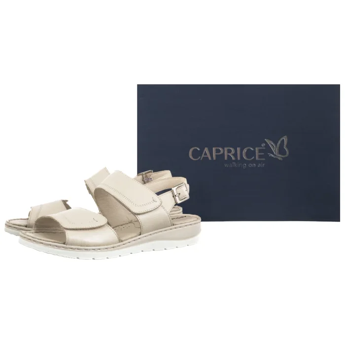 Sandały Caprice Beżowe 9-28153-42 119 Pearl Nappa – zdjęcie 6