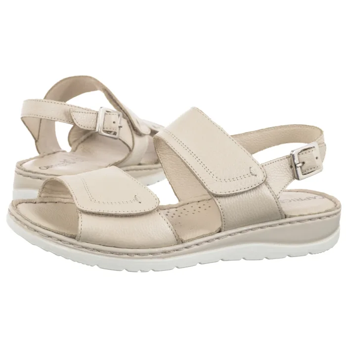 Sandały Caprice Beżowe 9-28153-42 119 Pearl Nappa – zdjęcie 1