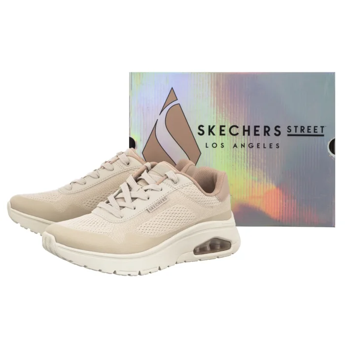 Sneakersy Skechers Uno Flex Spring On Air Taupe 177794/TPE – zdjęcie 6