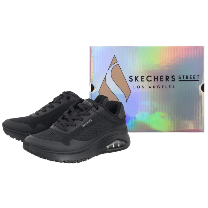Sneakersy Skechers Uno Flex Spring On Air Black 177794/BBK – zdjęcie 6