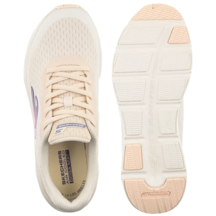 Sneakersy Skechers Glide-Step Vortex Natural /129826NAT – zdjęcie 5