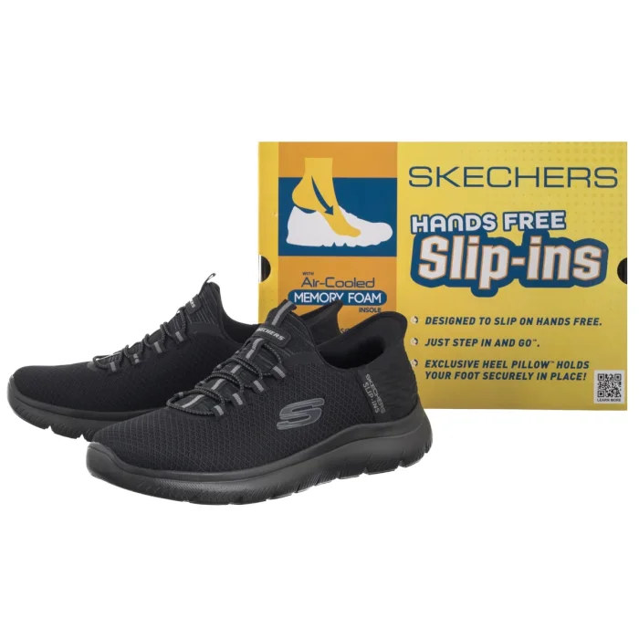 Sneakersy Skechers Summits High Range Black 232457/BBK – zdjęcie 6